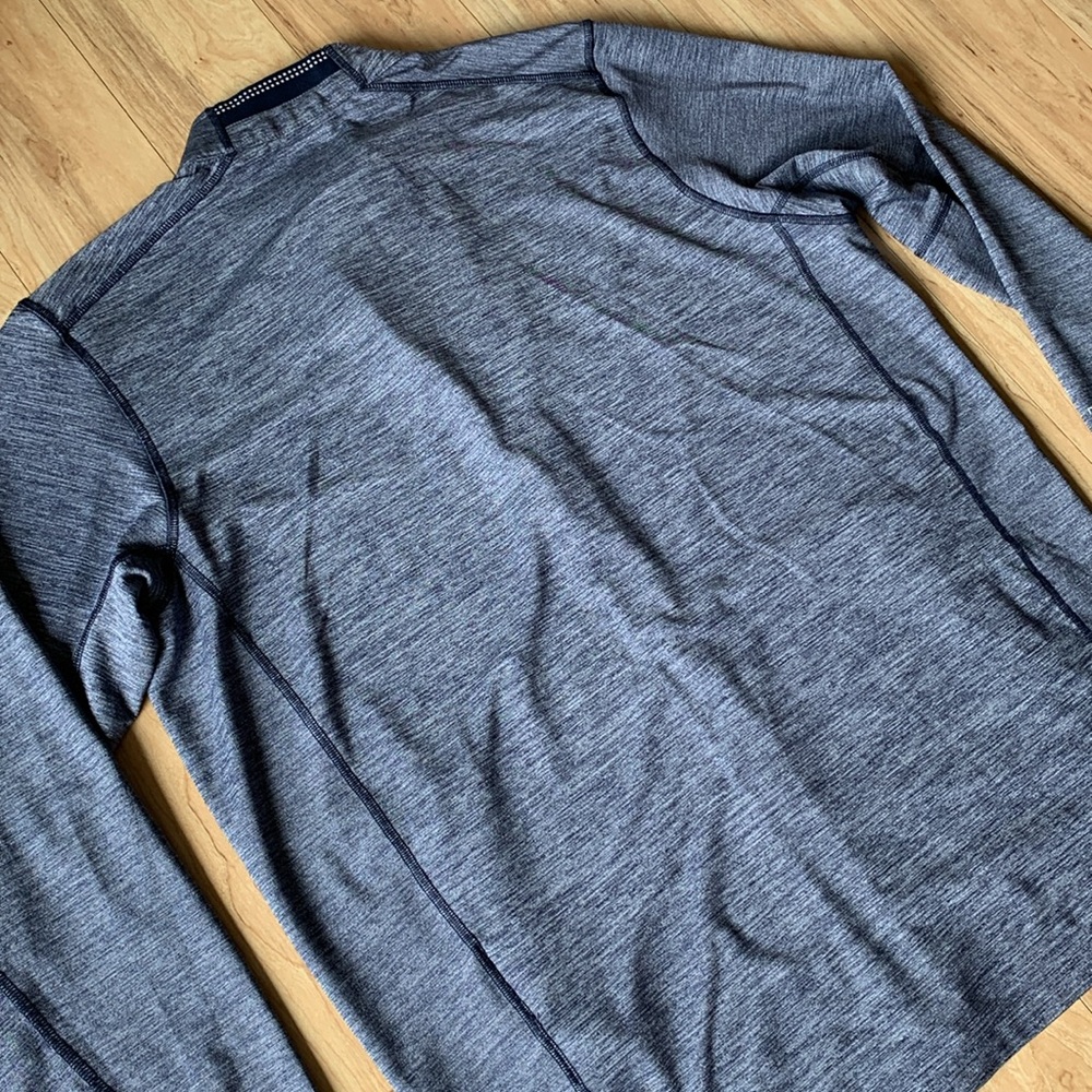 Lacoste Sport Blue Lightweight Jacket with Mock Neck - Picture 6 of 16